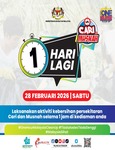 One Hour Malaysia Clean Up : 1 Hari Lagi