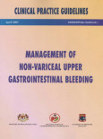 Management of Non-Variceal Upper Gastrointestinal Bleeding