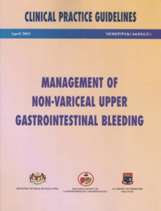 Management of Non-Variceal Upper Gastrointestinal Bleeding