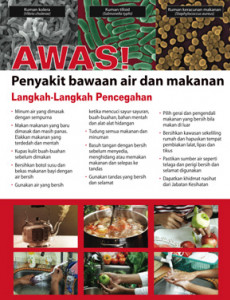 Makanan :Penyakit Bawaan makanan dan air