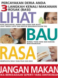 Kebersihan Makanan : Lihat bau dan rasa