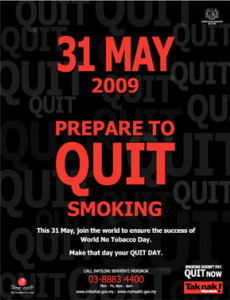 Tembakau:Hari Tanpa Tembakau (B.Inggeris)