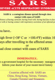  Amaran Kesihatan Mengenai SARS (BI)
