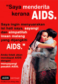 AIDS:Saya menderita kerana AIDS (B. Malaysia)