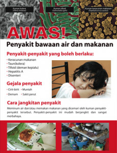 Makanan :Penyakit Bawaan makanan dan air