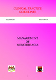 Menorrhagia:Management of Menorrhagia