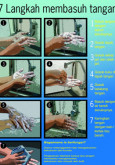 Kebersihan Makanan : 7 langkah membasuh tangan