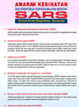 SARS : Amaran kesihatan (B. Malaysia)