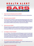 SARS : Amaran kesihatan (B. Inggeris)