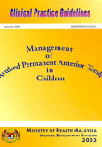 Management Of Avulsed Permanent Anterior Teeth In Children