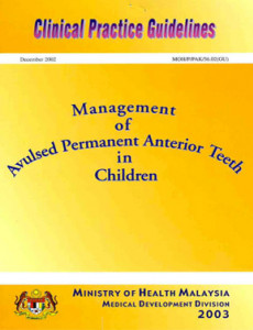 Management Of Avulsed Permanent Anterior Teeth In Children