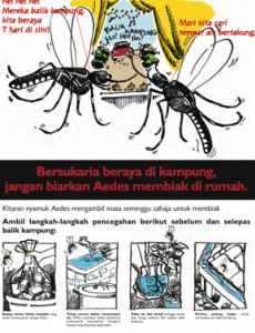 Denggi :Iklan Akhbar - balik raya