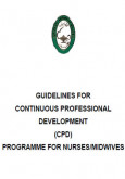 Guidelines for Continuous Professional Development (CPD) Programme for Nurses/Midwives