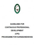 Guidelines for Continuous Professional Development (CPD) Programme for Nurses/Midwives