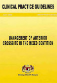 Management Of Anterior Crossbite In The Mixed Dentition