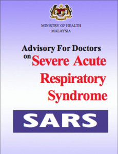 SARS : Advisory to doctor 