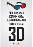 Demi Cinta:Pameran Demi Cinta Poster 3D Glasses