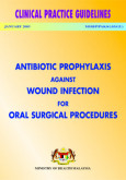 Antibiotic prophylaxis against wound infection for oral surgery procedure