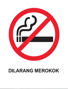 Merokok:Dilarang Merokok