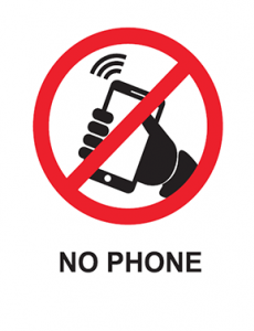 No phone