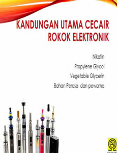 Merokok:Rokok Elektronik