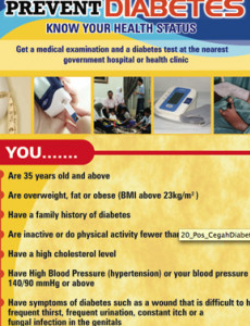 Diabetes:Cegah Diabetes (B. Inggeris)