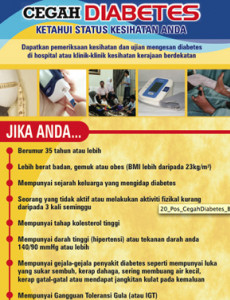 Diabetes:Cegah Diabetes (B. Malaysia)