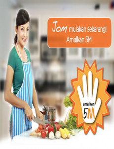 Jom Mulakan Sekarang! Amalkan 5M - Flipchart