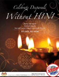 H1N1:Selamat Menyambut Deepavali Tanpa H1N1 (BI)