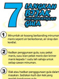 Gula:Penanda Buku Kempen Kurangkan Pengambilan Gula