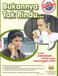 H1N1:Cegah H1N1 - Jarakkan Diri Anda (BM)