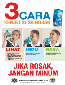 BKKM:3 Cara Kenali Susu Rosak