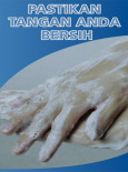 Pandemik Influenza : Pastikan tangan anda bersih (BM)