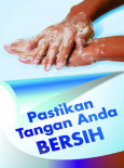 Pastikan Tangan Anda Bersih