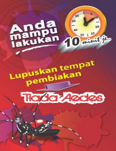 Denggi:Lupuskan Tempat Pembiakan - Tiada Aedes