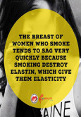 Women Breast When Smoke