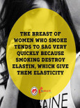 Women Breast When Smoke