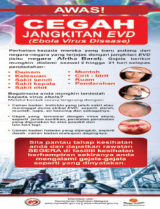 EVD:Awas! Cegah Jangkitan EVD (Ebola Virus Disease) - BI