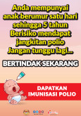 Dapatkan Imunisasi Polio