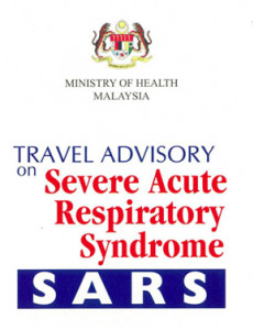 SARS: Travel Advisory