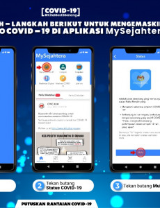 Mengemaskini Status Risiko COVID-19 Di Aplikasi MySejahtera -1