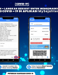 Mengemaskini Status Risiko COVID-19 Di Aplikasi MySejahtera -2