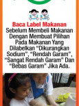 Makanan:Baca Label Makanan Sebelum Membeli Makanan Dengan Membuat Pilihan Pada Makanan Yang Dilabelkan 