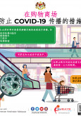 在购物商场  防止COVID-19传播的措施