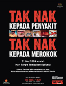 Tembakau:Hari Tanpa Tembakau (B.Malaysia)