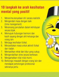 Mental : Fahami Kesihatan Mental Dan Anda