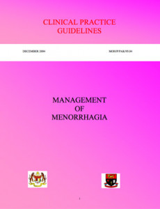 Menorrhagia:Management of Menorrhagia