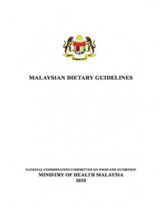 Dietary:Malaysian Dietary Guidelines