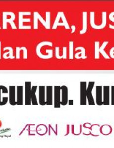 Gula:Pameran Kempen Kurangkan Pengambilan Gula Banner 1 cukup