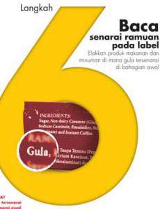 Gula:7 Langkah Bijak Kurangkan Pengambilan Gula - 6 (BM)